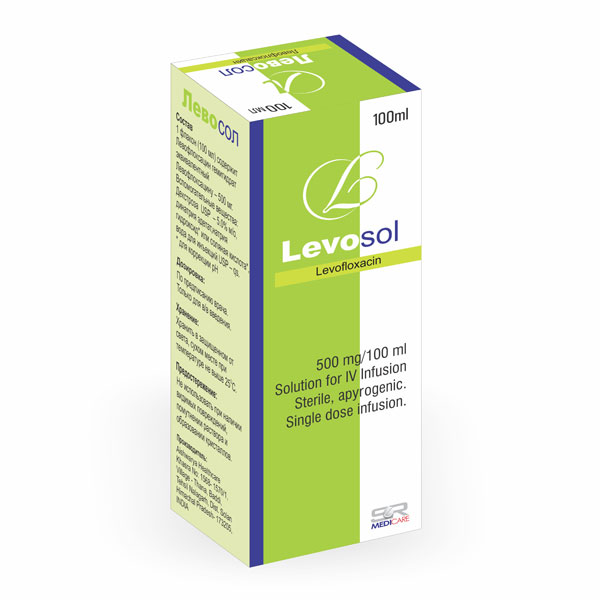 LEVOSOL 500mg/100ml